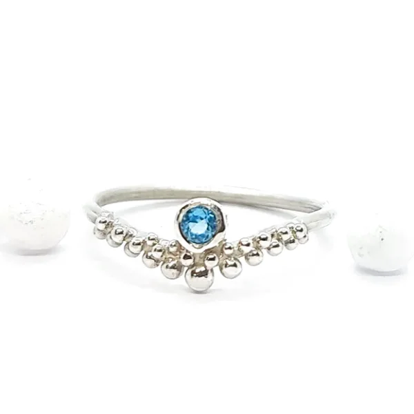 BUBBLE CROWN SILVER ALJA KUMP JEWELLERY