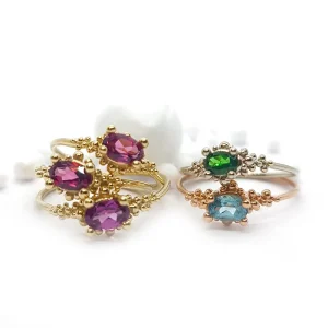 Bubble. Oval Crystal Gold - slika 6