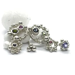 Bubbles Silver uhani - slika 4