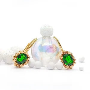 Bubbles Dangle Crystal uhani - slika 4