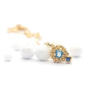 Mini Bubbly Charm Gold verižica