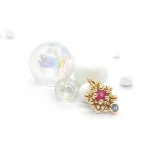 Mini Bubbly Charm Gold verižica - slika 5