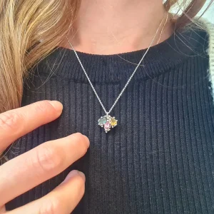 Bubbly Trio White Gold verižica - slika 3